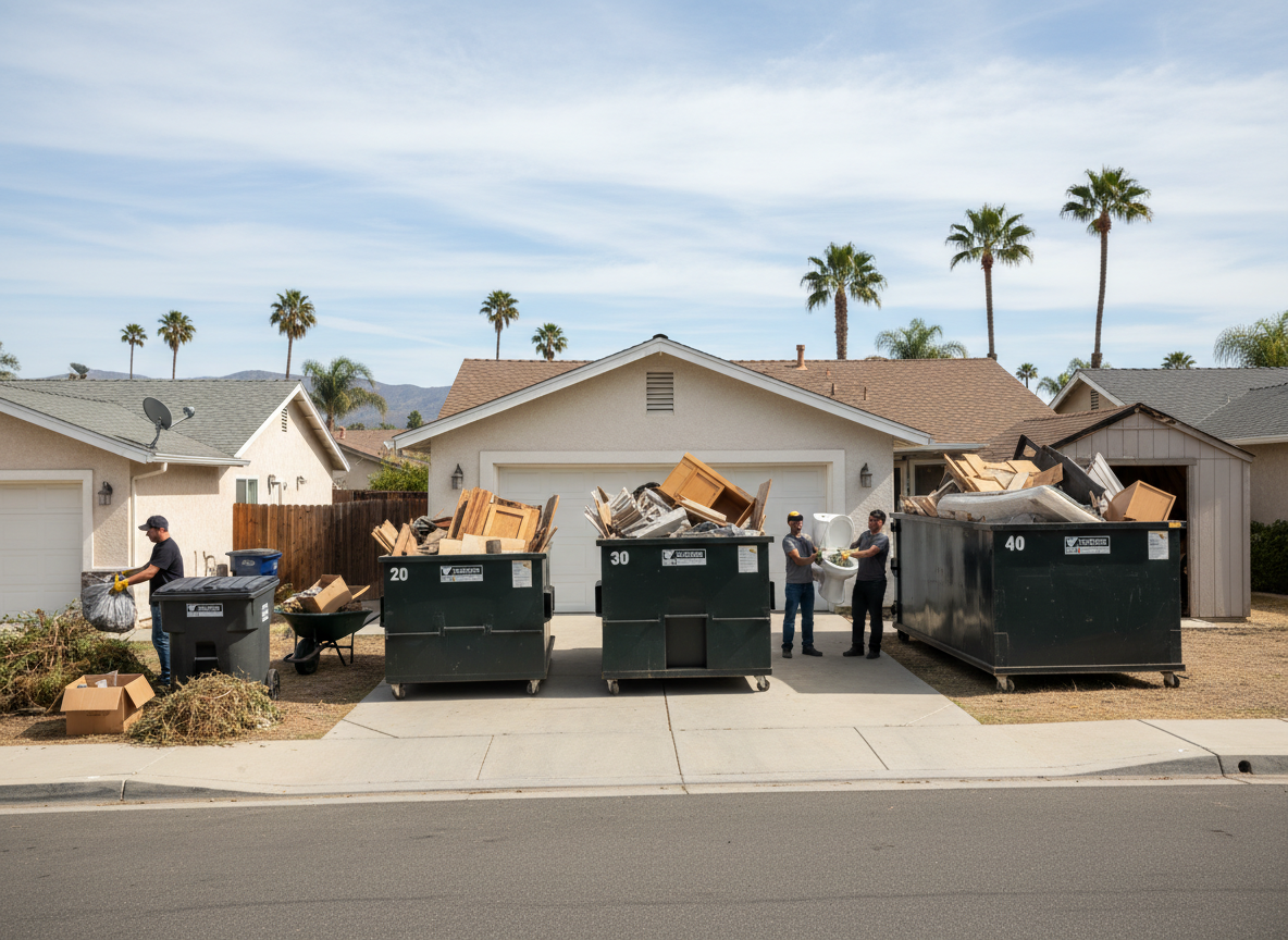 Chula Vista Dumpster Size Guide for Home Projects