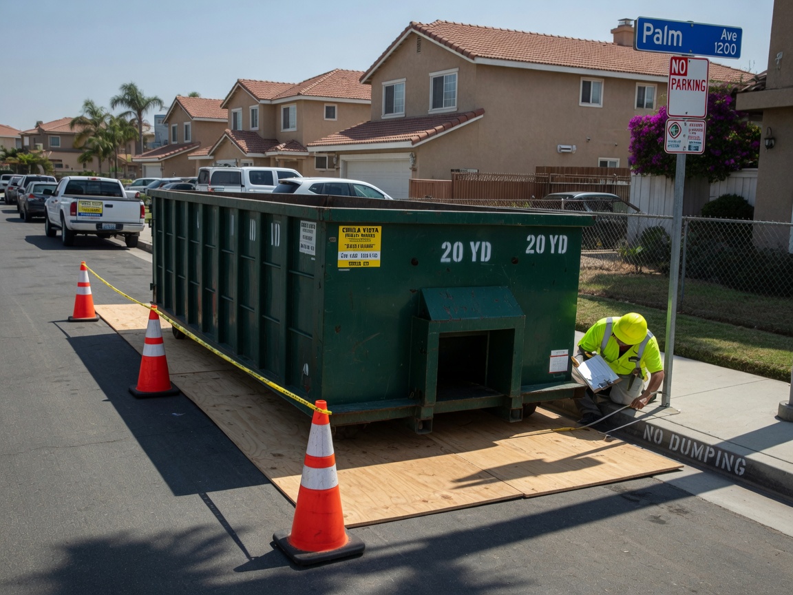 Permit and Placement Rules for Dumpster Rentals on Chula Vista Streets